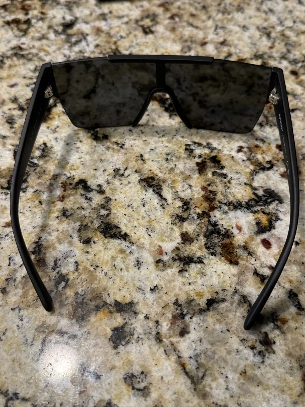 Burberry Black Shield Sunglasses with Tan Case